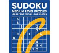 Sudoku: Gentle Challenge - Large Print Medium Level Puzzles Perfect for Daily Brain Maintenance