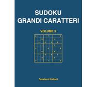 Sudoku Grandi Caratteri: 50 puzzle livello difficile per anziani | Caratteri extra-large, una griglia per pagina, soluzioni incluse | Volume 3