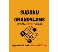 Sudoku Grandslams: 800+ Difficult Puzzles!, Brain Games For Smart Minds, Ages12+, Brain Booster