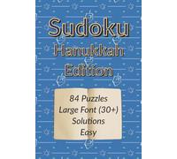 Sudoku Hanukkah Edition: Light the Candles and Solve the Grid Puzzle Book in an Easy Difficulty Level