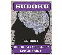 SUDOKU: his Sudoku Challenge is a Brain-Boosting Experience with 330 Medium-Difficulty Puzzles the perfect activity game to Enhance your Memory, ... and Cognitive Health. Solutions included.