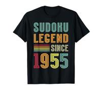 Sudoku Legend 1955 Numbers Puzzle 70th Birthday Sudoku T-Shirt