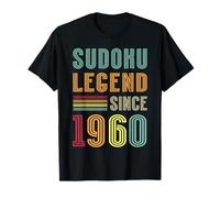 Sudoku Legend 1960 Numbers Puzzle 65th Birthday Sudoku T-Shirt