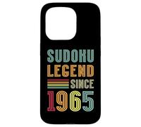 Sudoku Legend 1965 Numbers Puzzle 60th Birthday Sudoku Case for iPhone 15 Pro
