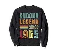 Sudoku Legend 1965 Numbers Puzzle 60th Birthday Sudoku Sweatshirt