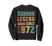 Sudoku Legend 1972 Numbers Puzzle 53rd Birthday Sudoku Sweatshirt
