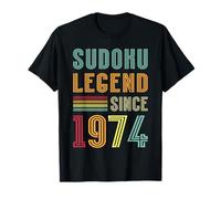 Sudoku Legend 1974 Numbers Puzzle 51st Birthday Sudoku T-Shirt