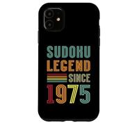 Sudoku Legend 1975 Numbers Puzzle 50th Birthday Sudoku Case for iPhone 11
