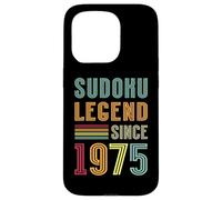 Sudoku Legend 1975 Numbers Puzzle 50th Birthday Sudoku Case for iPhone 15 Pro