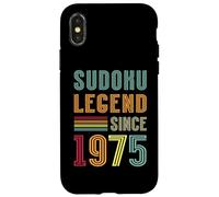 Sudoku Legend 1975 Numbers Puzzle 50th Birthday Sudoku Case for iPhone X/XS