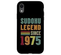 Sudoku Legend 1975 Numbers Puzzle 50th Birthday Sudoku Case for iPhone XR