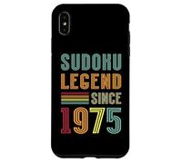 Sudoku Legend 1975 Numbers Puzzle 50th Birthday Sudoku Case for iPhone XS Max