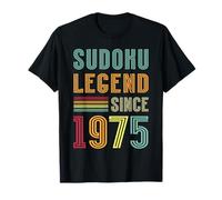 Sudoku Legend 1975 Numbers Puzzle 50th Birthday Sudoku T-Shirt