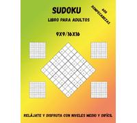 Sudoku Libro para Adultos 600 rompecabezas: ejercicios de lógica nivel medio y difícil | actividad mental para mantener la memoria activa | ... colección avanzada de rompecabezas de números