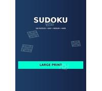 SUDOKU & LOGIC MIX - Large Print: 180 Sudoku (Easy Medium Hard) with full solution