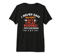 Sudoku Lover Design Fun Number Puzzle Game Premium T-Shirt