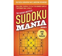 Sudoku Mania #1.by Institute New 9781476788340 Fast Free Shipping<|