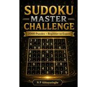 SUDOKU MASTER CHALLENGE: Train Your Brain with 2000 Puzzles from Easy to Extreme