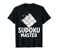 Sudoku Master Funny Tabletop Number Games Quiz Sudoku Lovers T-Shirt