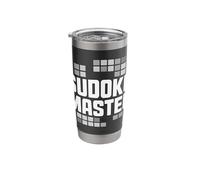 Sudoku Master Puzzle Solver Grids Stainless Steel Insulated Tumbler