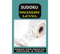 SUDOKU MEDIUM LEVEL: SUDOKU 6X9 INCH BOOK WITH 55 PUZZLES