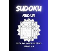 Sudoku Medium: Size 8.5x11 Inches 250 Pages | Medium V.3
