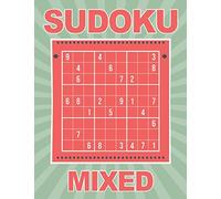 Sudoku Mixed: Sudoku puzzles for adults and seniors in large font - Difficulty level Medium to Very Hard - With solutions
