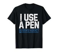 Sudoku Pen Not Pencil Confident Puzzle Player Identity T-Shirt