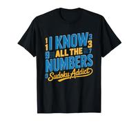 Sudoku Player Know Things Funny Smart Number Puzzle Humor T-Shirt