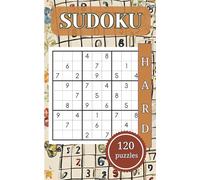 Sudoku Pocket Edition - Hard Level Challenge: 120 Difficult Sudoku Puzzles | Pocket-Sized 5x8 for Brain Training On-the-Go
