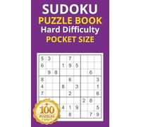 Sudoku Pocket Sized Puzzle Book - Hard Difficulty - Solutions Included: Attention and Cognitive Stimulation, On the Go