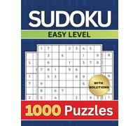 Sudoku Puzzle Book: 1000 Easy Level Puzzles with solutions | For Teens, Adults and Seniors | 3x3 Grid | 9 Puzzles per Page | 8.5"x11" (Sudoku Puzzles Book: 1000 Puzzles With Solutions)
