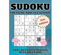 Sudoku Puzzle Book: Easy for Adults, Teen and Seniors with Solutions, More than 500 puzzles