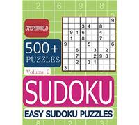 sudoku puzzle book: Easy Sudoku Puzzles: Over 500 Easy Sudoku Puzzles And Solutions volume 2