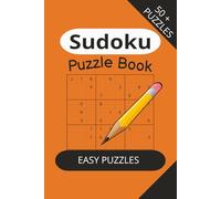 Sudoku Puzzle Book: Easy to read Sudoku puzzle book, 6 x 9 size, 110 pages, with 50 plus puzzles, gift for relaxing, vacations