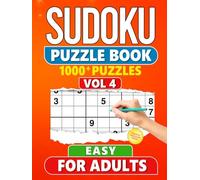 Sudoku Puzzle Book for Adults: 1000+ Easy Level Puzzles with Solutions - Vol 4