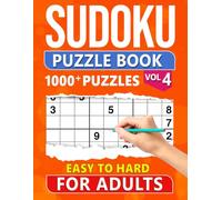 Sudoku Puzzle Book for Adults: 1000+ Easy to Hard Level Puzzles with Solutions - Vol 4