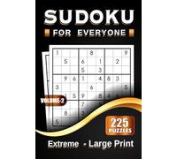 Sudoku Puzzle Book for Adults: Explore 225 Fun Puzzles for Young Adults and Adults - Extremely Hard