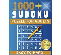 Sudoku Puzzle Book for Adults with more than 1000 puzzles: Easy to Hard puzzles with ready to download QR code solutions