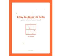 Sudoku Puzzle Book for Kids Ages 4-8: Fun Brain Games Activity Book with 4x4 Easy Puzzles, Solutions Included (Sudoku Collection by Fortran Books)