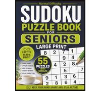 Sudoku Puzzle Book for Seniors: Sudoku Puzzles for Seniors | Easy to Read Large Print | 110 Pages | 50+ Puzzles | Solutions Included | Relaxing Brain-Boosting Fun