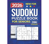 Sudoku Puzzle Book for seniors with 3 Levels of Difficulty:: 396 Puzzles & Solutions, Easy to Hard (Great Gift for Puzzle Lovers)