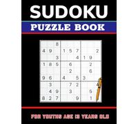 Sudoku Puzzle Book For Youths Age 13 Years Old: Unique Designs Huge Bargain Collection of Puzzles and Solutions, Medium to Hard Level, Tons of Challenge for your Brain,coloring book