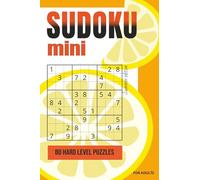 Sudoku Puzzle Book HARD Level Small Travel size: 80 Brain Games for Adults & Seniors with Solutions at the back | mini book (Summer edition 2025)
