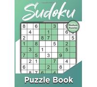 Sudoku Puzzle Book Medium: Large Print Sudoku Puzzles, sudoku puzzle books spiral bound