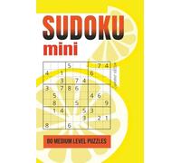 Sudoku Puzzle Book Medium Level Small Travel size: 80 Brain Games for Teens, Adults & Seniors with Solutions at the back | mini book (Summer edition 2025)