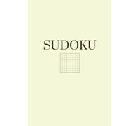 Sudoku Puzzle Book- Simple (Cream, Brown Cover)