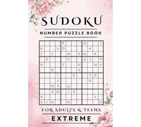 Sudoku Puzzle Book: Spring Blossom Edition- 450 EXTREME PUZZLES: Fun Puzzles with a Pink Floral Cover