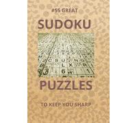 Sudoku Puzzle book: Sudoku Puzzle book | keeps the mind sharp, improves focus| 6 x 9 inches, 110 pages| 50+ puzzles | solutions included