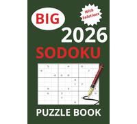 Sudoku Puzzle Book: Sudoku with Solutions, Relaxing & Challenging Puzzles for All Ages. | 6x9 inches, 110 pages | Gift for Vacations, Holidays, and Free Times